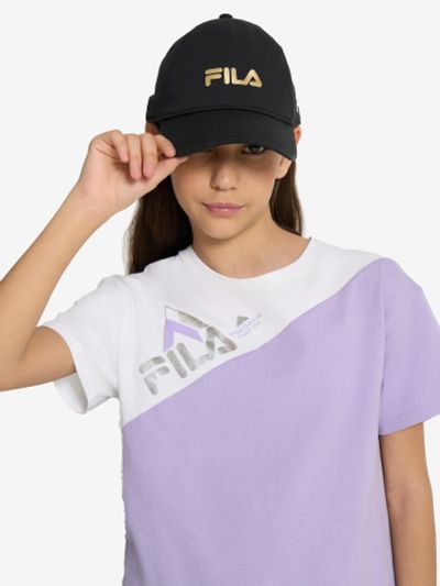 Лот: 25029166. Фото: 1. Бейсболка для девочек FILA, Черный. Другое (спортивная одежда)