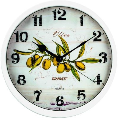 Лот: 11809909. Фото: 1. Scarlett SC-WC1005K. Часы настенные, настольные