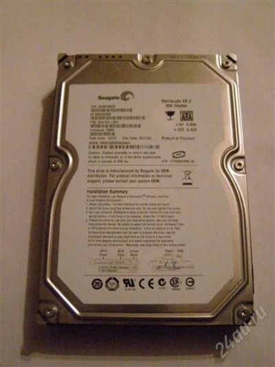 Лот: 2199501. Фото: 1. HDD Seagate Barracua ES.2 500GB... Жёсткие диски (HDD)