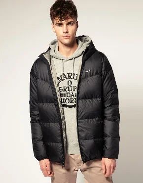 Лот: 3322974. Фото: 1. Пуховик синий NIKE. Верхняя одежда