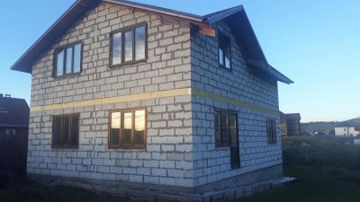 Лот: 12122930. Фото: 1. строительстао фасад дома, карнизы... Фасадные материалы, сайдинг
