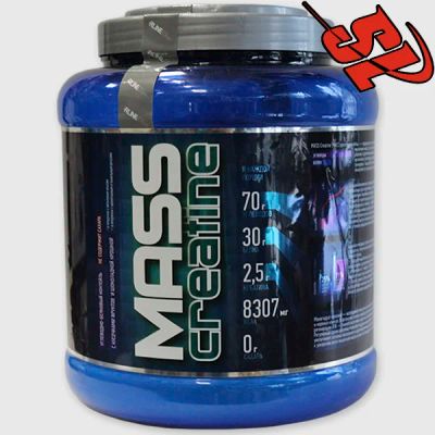 Лот: 6845939. Фото: 1. Гейнер Mass + creatine от Rline... Спортивное питание, витамины