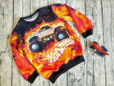 Лот: 13309007. Фото: 1. кофта Hot wheels 128см. Свитера, худи, толстовки