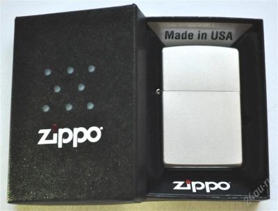 Лот: 1579107. Фото: 1. Zippo Silver Matte [original/U... Сувенирные мелочи