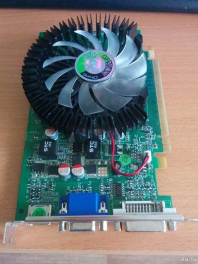 Лот: 13791353. Фото: 1. POINT OF VIEW GeForce GT 220 1GB... Видеокарты
