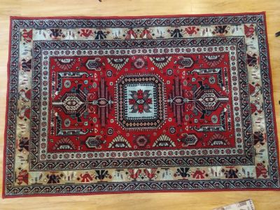 Лот: 4544073. Фото: 1. Ковер ковёр 193х130 см шерстяной... Ковры