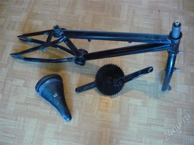 Лот: 401783. Фото: 1. рама BMX GT с системой и сидушкой. Запчасти