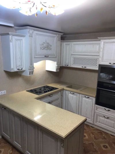 Лот: 12502300. Фото: 1. Столешница из искусственного акрилового... Столешницы, барные стойки