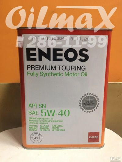 Лот: 6615956. Фото: 1. масло моторное ENEOS premium touring... Масла, жидкости