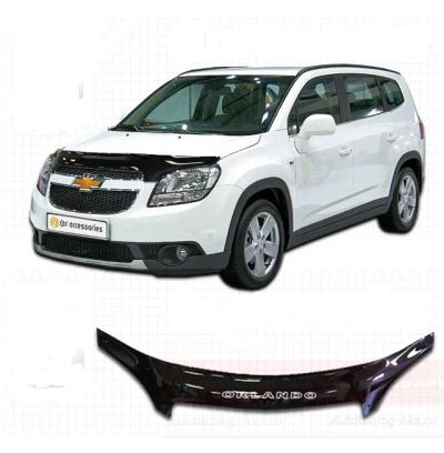Лот: 4798979. Фото: 1. Дефлектор капота (чёрный) Chevrolet... Детали тюнинга