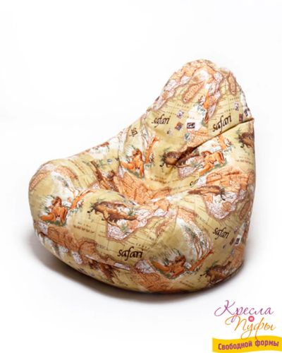 Лот: 3634072. Фото: 1. кресло-мешок "Сафари" bean bag... Кресла-мешки