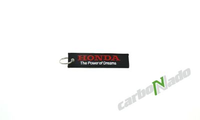 Лот: 14363003. Фото: 1. Брелок HONDA tpod ткань черный. Брелоки для ключей