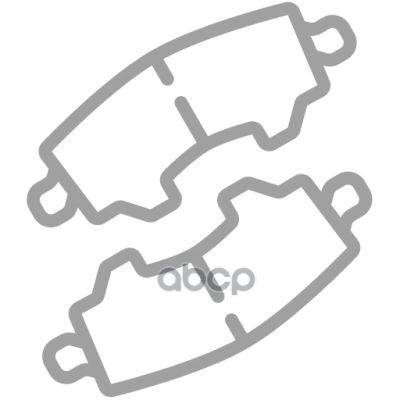Лот: 25819567. Фото: 1. колодки тормозные, комплект... Тормозная система