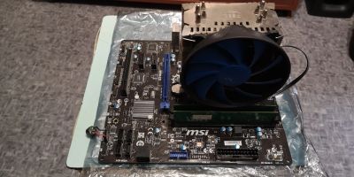 Лот: 17130963. Фото: 1. Игровой комплект i5 4690 + msi... Комплекты запчастей