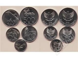 Лот: 95314. Фото: 1. Индонезия. 5 монет. Флора и фауна... Азия
