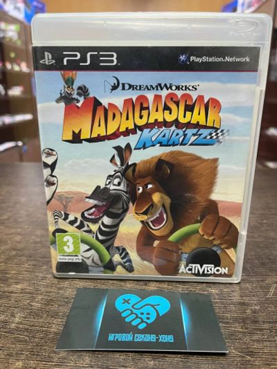 Лот: 19984428. Фото: 1. Madagascar Kartz. Лицензионный... Игры для консолей