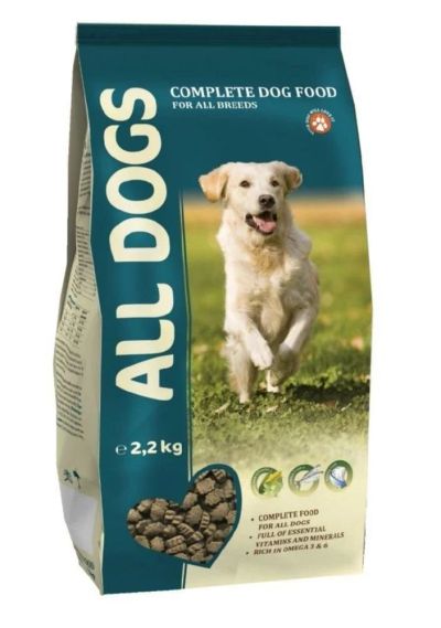 Лот: 7075238. Фото: 1. Корм ALL DOGS для собак всех пород... Корма