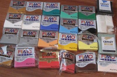 Лот: 948616. Фото: 1. Полимерная глина FIMO, Цернит. Другое (ручная работа)