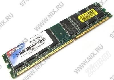 Лот: 738611. Фото: 1. Patriot DDR DIMM 1Gb <PC-3200... Оперативная память