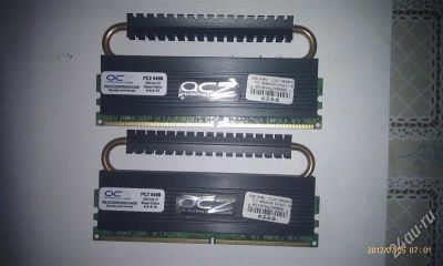 Лот: 2064487. Фото: 1. OCZ 2x2GB Kit OCZ2RPR800C44GK... Оперативная память