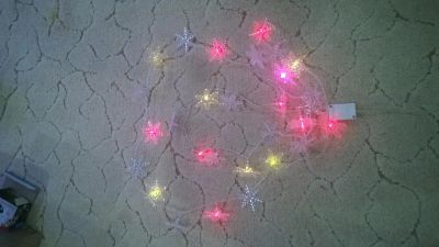 Лот: 8626224. Фото: 1. гирлянда новогодняя! снежинки!. Гирлянды, шарики, новогодние аксессуары