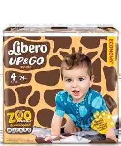 Лот: 5891557. Фото: 1. Libero Up & Go 4 (7-11 кг) 74... Детская гигиена