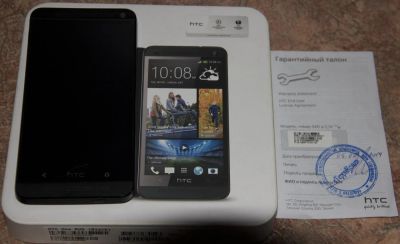 Лот: 4246867. Фото: 1. Смартфон HTC One 32GB (M7) Чёрный... Смартфоны