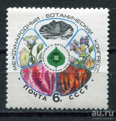 Лот: 15765842. Фото: 1. 1975 СССР Международный ботанический... Марки