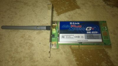 Лот: 6287166. Фото: 1. Сетевая карта D-Link DWL-G520+. WiFi, Bluetooth адаптеры