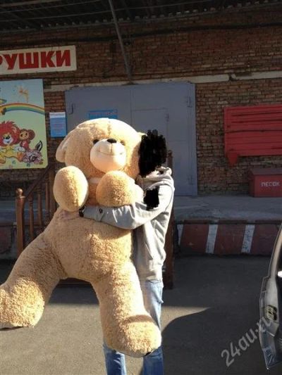 Лот: 1733243. Фото: 1. медведь большой плюшевый. Мягкие