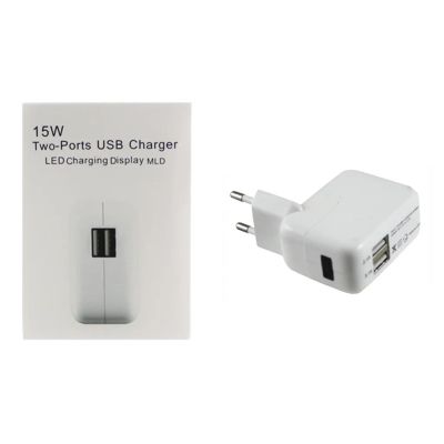 Лот: 9847082. Фото: 1. Зарядное Устроиство 2USB 2A ORIG... Зарядные устройства, блоки питания, адаптеры сетевые для смартфонов