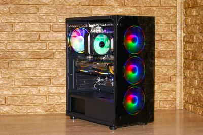 Лот: 21450239. Фото: 1. Мощный игровой ПК [12 ядер (i7-10700... Компьютеры в сборе