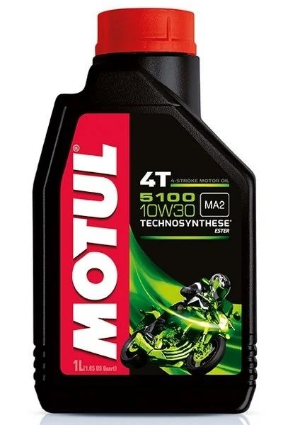 Лот: 21581272. Фото: 1. MOTUL 5100 4T 10w30 Technosynt... Масла, жидкости