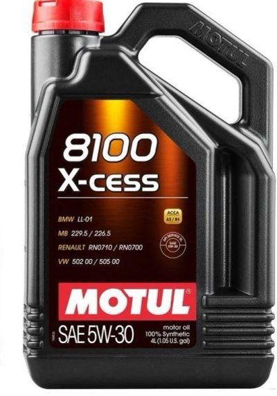 Лот: 20352437. Фото: 1. MOTUL 8100 X-cess 5w30 100% Synthetic... Масла, жидкости