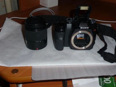 Лот: 765682. Фото: 1. sony alpfa A100. Цифровые зеркальные