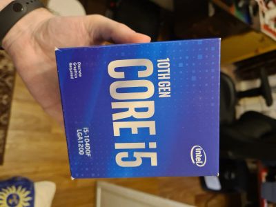 Лот: 17050947. Фото: 1. Core i5-10400f BOX. Процессоры