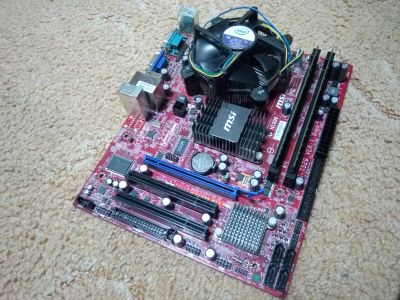 Лот: 11756106. Фото: 1. Материнская плата MSI G31TM-P21... Материнские платы