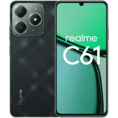 Лот: 24446584. Фото: 1. Смартфон realme C61 6/128GB, темно-зеленый. Смартфоны