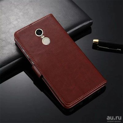 Лот: 11523890. Фото: 1. Кожаный чехол книжка для Xiaomi... Чехлы, бамперы