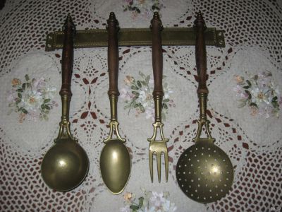 Лот: 15113063. Фото: 1. Антикварный набор настенный на... Предметы интерьера и быта