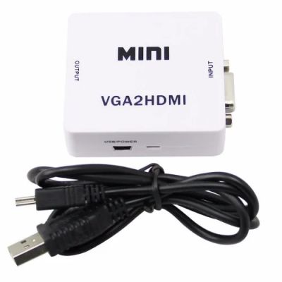 Лот: 8377732. Фото: 1. VGA2HDMI + Audio адаптер переходник... Шлейфы, кабели, переходники