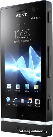 Лот: 5042705. Фото: 1. Sony Xperia U st25i black. Смартфоны
