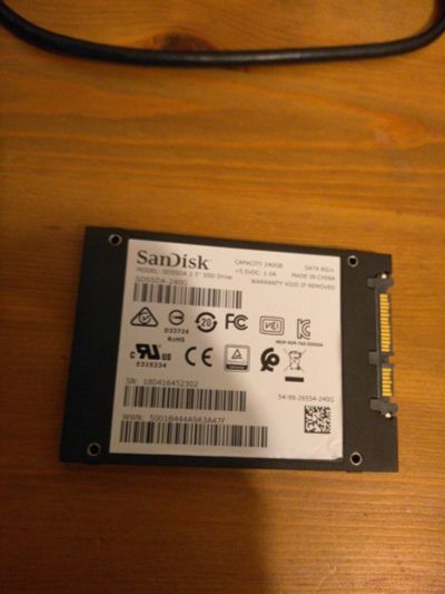 Лот: 17368998. Фото: 1. Ssd sandick неисправный. SSD-накопители