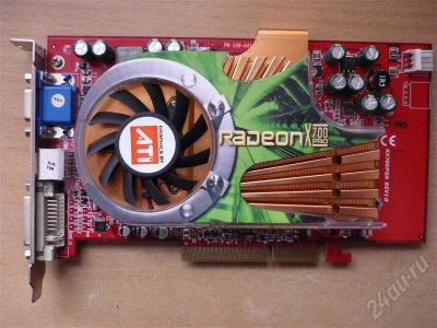 Лот: 277817. Фото: 1. GeCube ATI Radeon X700 Pro AGP... Видеокарты