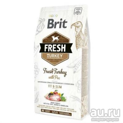 Лот: 14617811. Фото: 1. Brit (Брит) Fresh 2,5кг Индейка... Корма