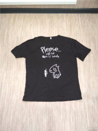 Лот: 10763195. Фото: 1. Новая чёрная футболка. Футболки, поло