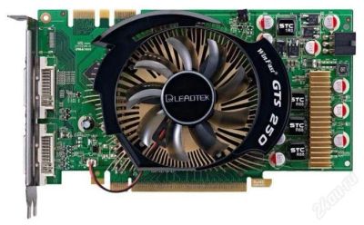 Лот: 3415479. Фото: 1. Leadtek GeForce GTS 250 675Mhz... Видеокарты