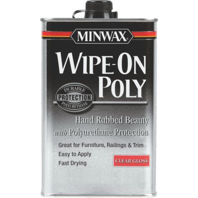 Лот: 17044491. Фото: 1. Minwax Wipe-On Poly 473ml глянцевый... Краски, лаки, растворитель