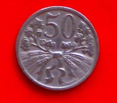 Лот: 746275. Фото: 1. Чехословакия 50 геллеров 1931... Европа