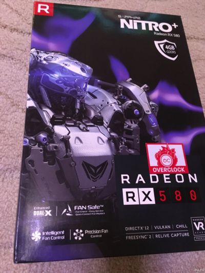 Лот: 18097412. Фото: 1. Коробка от видеокарты RX 580. Другое (комплектующие)